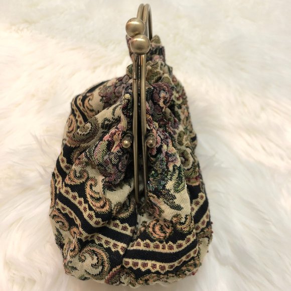 *Brand New* Floral Pattern Frame Bag - Picture 5 of 8